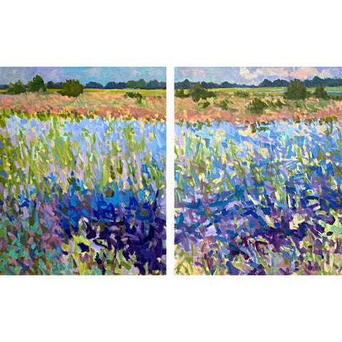 Blues, Tidal Wash [Diptych]